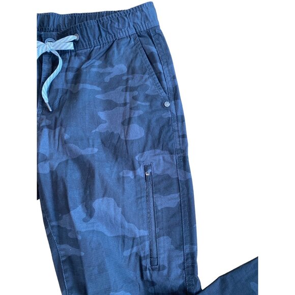 Vuori Pants Women S Ripstop Organic Cotton Stretch Pockets Gray Charcoal Camo H - Picture 8 of 9